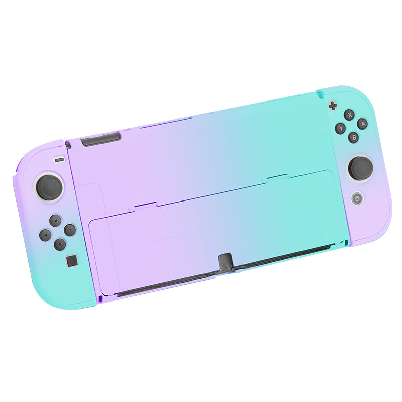 Anti-Fingerprint Dockable Case Protective Cover Ergonomic Comfort PC Grip Case Set for Nintendo Switch OLED Console Anti-Fingerprint Dockable Case Protective Cover Ergonomic Comfort PC Grip Case Set for Nintendo Switch OLED Console